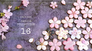 [2024 Sakura Collection 16 types] Introducing cute cherry blossom icing cookie designs