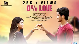 0% LOVE || A Film By Mohan Velamala|| Vinay||Honey|| SJS Media|