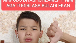 AIRPODS BITTASI ISHLAMEPTI NIMAGA ?   JAVOBI BOR