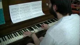 Namco "Hopping Mappy" main theme piano sight-read by Tom Brier