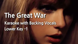 The Great War (Lower Key -1) Karaoke with Backing Vocals