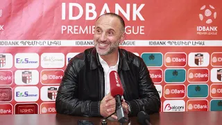 Eghishe Melikyan press conference after the match against Shirak