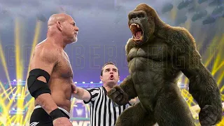 Goldberg vs King Kong Match