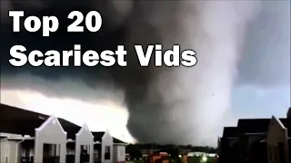 TOP 20 Scariest Tornado Videos Ever Recorded