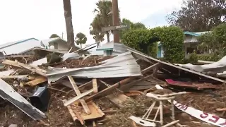 Hurricane Idalia left debris and damage behind in Cedar Key, Florida