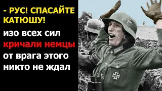 Рус! Спасайте Катюшу! Изо всех сил немцы кричали из окопа. От врага этого никто не ожидал. / ВОВ