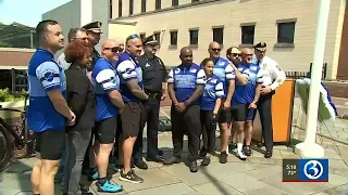 VIDEO: Officers begin annual Police Unity Tour to D.C.