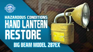 VINTAGE RESTORATION! 1950s Hazardous Conditions 287EX Big Beam Lantern Restoration  U-C Light Mfg Co