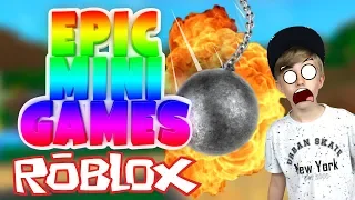 БЕГИ, ДИМКА, БЕГИ!!! Мини игры РОБЛОКС! EPIC MINIGAMES Roblox