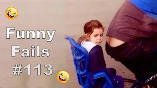 TRY NOT TO LAUGH WHILE WATCHING FUNNY FAILS #113