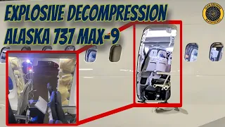 Alaska 1282 Portland 737-9 MAX Door Plug Failure 5 January 2024