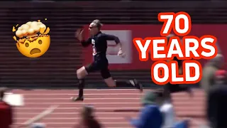 70-Year-Old Runs 13.47 100m At Penn Relays!