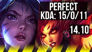 KAI'SA & Pyke vs ZYRA & Senna (ADC) | 15/0/11, Legendary | EUW Master | 14.10