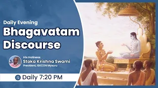 Daily Evening Bhagavatam Discourse | HH Stoka Krishna Swami | SB 1.2.9 | 12-05-2021