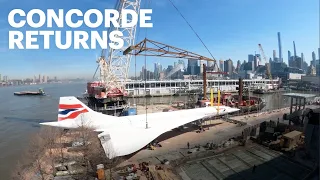 Leslie Scott speaks on Concorde's return to Intrepid Museum