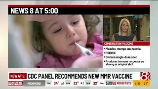 CDC panel recommends new MMR vaccine