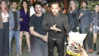 Salman Khan 57th Birthday Celebration Party 2022- SRK, Pooja Hegde, Tabu, Riteish-Genelia, Kartik A