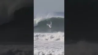 Charging a big Ocean Beach, San Francisco wave