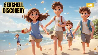 Seashell Discovery: An Unforgettable Children's Adventure by the Shore 🐚✨