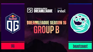 Dota2 - OG vs beastcoast - Game 2 - DreamLeague Season 19 - Group B