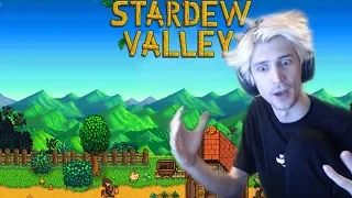 ADHD Pro Gamer Plays Stardew Valley | xQcOW