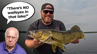 Exploring a new lake with NO walleyes?! (crushed them)