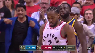 Astonishing final 5 mins of 2019 NBA Finals Game 5 Golden State Warriors vs Toronto Raptors