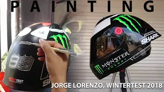 How to Paint a Jorge Lorenzo Helmet WT 2018