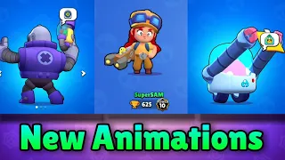 All animation changes in NEW UPDATE | BRAWL STARS Star Park Season 3