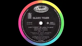 Glass Tiger - Don't Forget Me (When I'm Gone) (Extended Remix Version) 1986