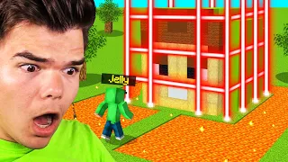 BREAKING Into EVIL JELLY'S MINECRAFT BASE! (*INSANE SECURITY*)