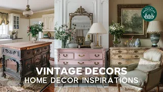 50+ Vintage Home Decors | Vintage Decorating Ideas and Inspirations #vintagestyle