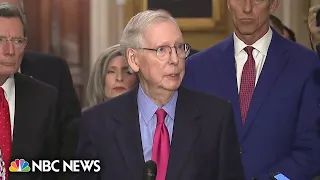 McConnell says he will finish term after public concern over two freezing episodes