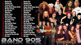 Spice Girls, Britney, NSYNC, Aqua, Vengaboys, Toy Box, Backstreet Boy, WestLife