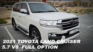 2021 Toyota Land Cruiser 5.7 V8 Petrol in Dubai  - Car Exporter From UAE