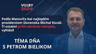 Matovič: Najlepším prezidentom Slovenska bol Michal Kováč. Tí ostatní príliš odvahou netrpeli