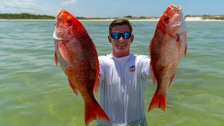 Offshore to Beach! Catch Clean Cook- Red Snapper (Panama City, Florida)