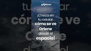 ¡Así puedes seguir la tormenta Orlene desde tu celular!