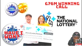 I THINK I’VE WON!!! | Epic reaction as Lotto winner scoops the £76M jackpot | UK Reaction