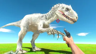 I Hunt Indominus Rex and Dinosaurs in Jurassic Park - Animal Revolt Battle Simulator