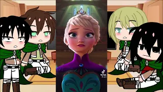 aot react to Y/N as Elsa (01/?)