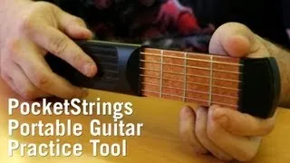 PocketStrings Portable Guitar Practice Tool from ThinkGeek