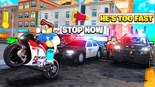 FASTEST Motorcycle vs. COPS In A Highway Speed Chase In CDT RP!