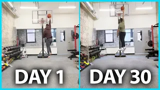 I DUNKED A BASKETBALL EVERY DAY FOR 30 DAYS!