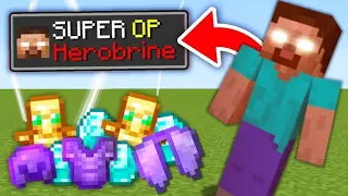 Minecraft but Herobrine trade op item