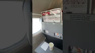 Взлет из Москвы на Boeing 737-800NG Nordwind Airlines и рассказ пассажирам про полет пилота Вероники