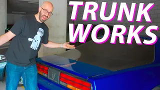 Fixing the trunk on my 1989 Pontiac Firebird Trans Am