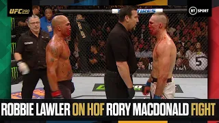 Robbie Lawler Breakdown On UFC Hall of Fame Fight vs. Rory MacDonald 🔥 One of Greatest Of All-Time