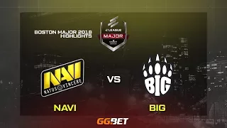 NAVI VS BIG » BOSTON MAJOR 2018 HIGHLIGHTS!