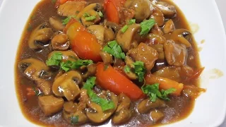 Resep Tumis Jamur Kancing Daging Ayam